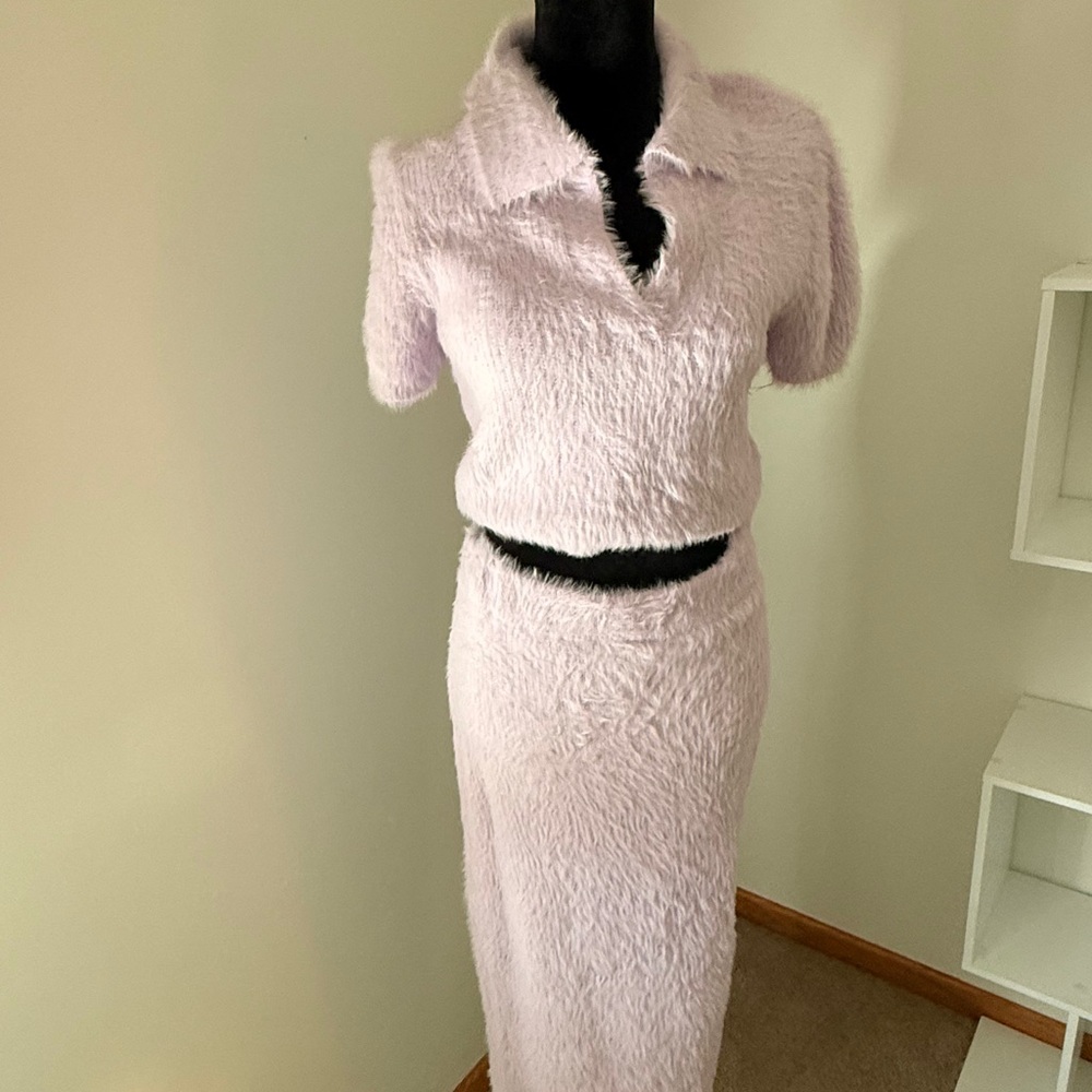 House of Harlow 1960 Soft Lilac Skirt Set